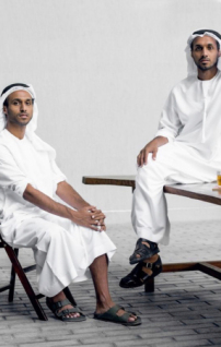 Kuratoren Ahmed und Rashid bin Shabib 