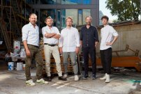 Die Partner von GRAFT, v.l.n.r.: Thomas Willemeit, Lars Krückeberg, Sven Fuchs, Wolfram Putz, Georg Schmidthals 