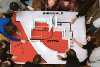 Planung zum Biennale-Beitrag von AKT und Hermann Czech. 