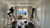Auseinandersetzung mit dem Bestand  Reparaturworkshop von Silke Langenberg im Hotel Schatzalp in Davos