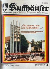 Zeitschriften-Cover zur Einweihung des rekonstruierten Glockenspiels der Potsdamer Garnisonkirche in der Bundeswehrkaserne in Iserlohn, August 1987 