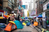 Umbrella-Movement, Hongkong, 2014. Foto: © Vicky Chan, 6. November 2014