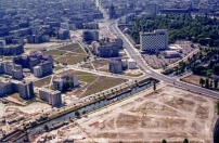 Budapester Strae in Berlin-Charlottenburg mit Hotel Hilton, 1962 
