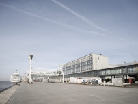 Bestandsituation fr das Columbus Cruise Terminal in Bremerhaven, in Planung