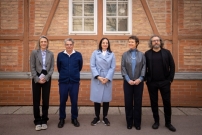 Claudia Cavallar (Jury), Lorenzo Romito, Kunst- und Kulturstaatssekretrin Andrea Mayer, Sabine Pollak und Michael Obrist 