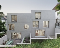 1. Preis: Doppelhaus HS77 in Stuttgart von Von M Architektur  