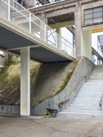 Fußwegbrücke in Seraing von AgwA, 2024