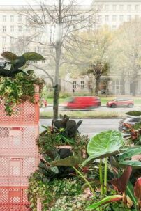 Blick aus der Galerie in die Karl-Marx-Allee