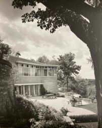 Rood House, errichtet 19471948, Blick auf den Ateliertrakt des Bildhauers John Rood.