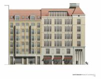 Los 1, 1. Preis: Hild und K (Mnchen), Happel Cornelisse Verhoeven (Rotterdam), Modersohn & Freiesleben (Berlin), Ansicht Jdenstrae