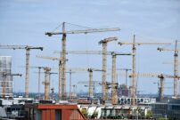 Baukr�ne in der Hamburger Hafencity. Foto: Lowcarb23, CC BY-SA 4.0 via Wikimedia Commons