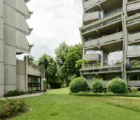 Wohnhochh�user Orpheus & Eurydike in der Ungererstra�e in Schwabing, 1970�73