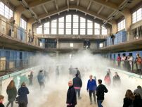 Inszenierung von Rurbane Realit�ten im Stadtbad Luckenwalde (2023)