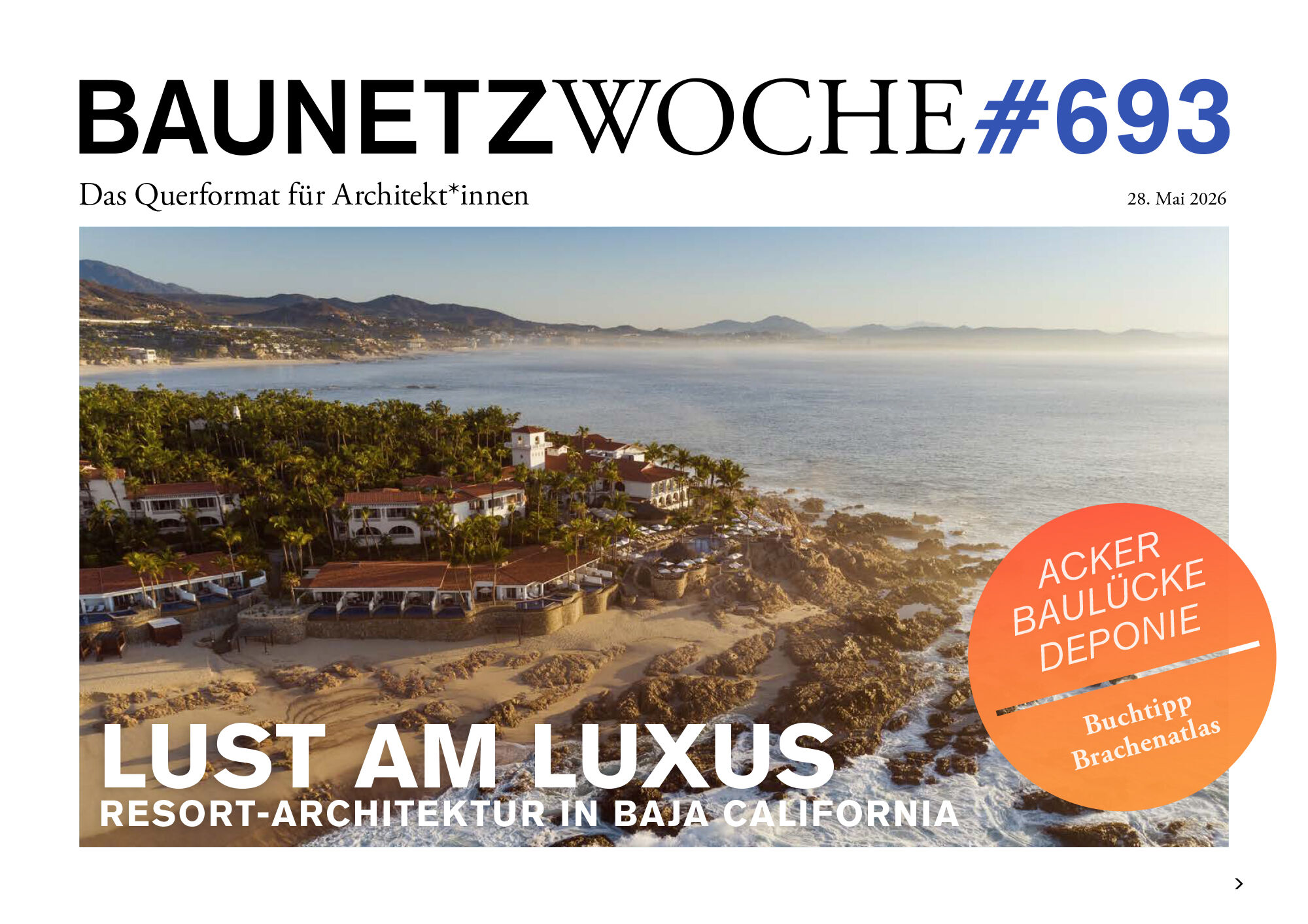 Zum Download der aktuellen BauNetzWOCHE # 693