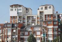 Turbo-Architektur in Prishtina 