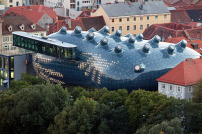Kunsthaus Graz, Fassadengestaltung von realities united, Foto: Harry Schiffer 