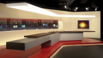 Setdesign Schweizer Fernsehen SF, 2007. Architekten: H. Wettstein, S. Hrlemann, M. Briefer, A. Kalberer, B. Knpfel  