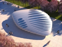 Pavillon von Zaha Hadid 