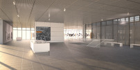 Blick vom Foyer zur Dauerausstellung 
