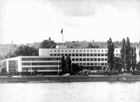 Blick ber den Rhein aufs Bundeshaus 