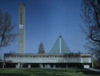 München, Kapernaumkirche. Reinhard Riemerschmid 1968 