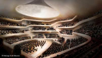 geplanter Innenraum Elbphilharmonie 
