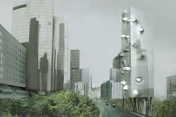 Franois Roche - R&Sie(n) Architects: UNPLUG La Dfence, Paris, 2001