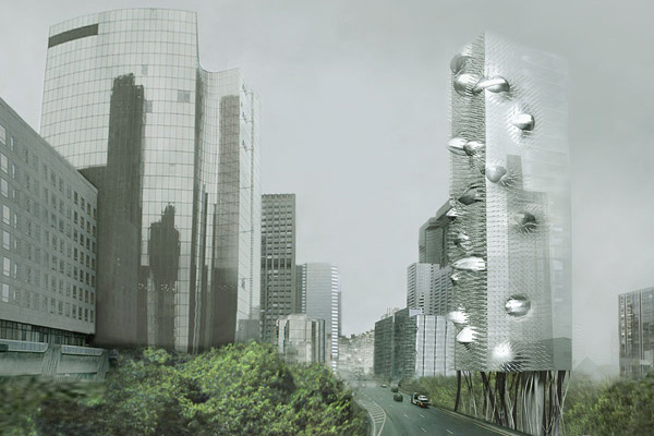 Franois Roche - R&Sie(n) Architects: UNPLUG La Dfence, Paris, 2001